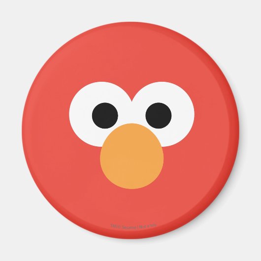 Elmo Big Face Magneet (Voorkant)