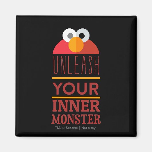 Elmo Binnenste Monster Magneet (Voorkant)
