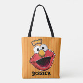 Elmo - Boo! | Jouw namen toevoegen Tote Bag (Achterkant)