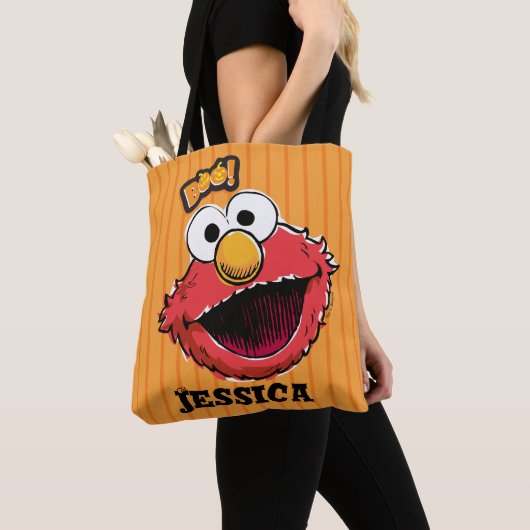 Elmo - Boo! | Jouw namen toevoegen Tote Bag (Dichtbij)