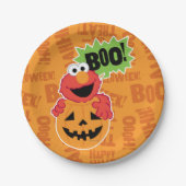 Elmo - Boo Papieren Bordje (Voorkant)