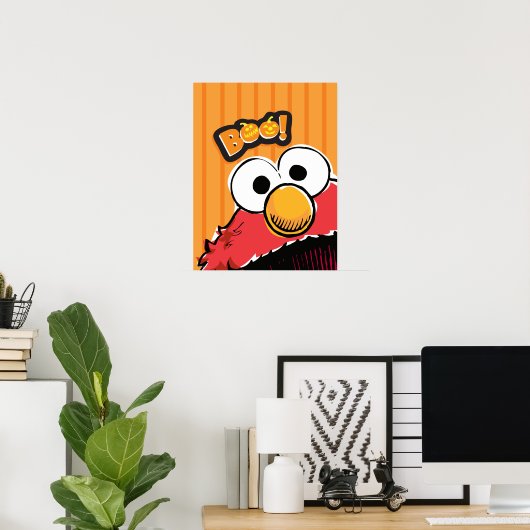 Elmo - Boo! Poster (Thuiskantoor)