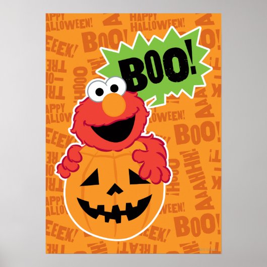 Elmo - Boo Poster (Voorkant)