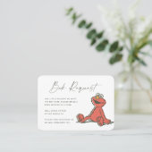 Elmo Book Request Insert Plaatskaartje (Staand voorkant)