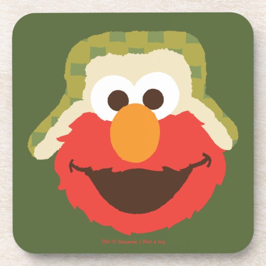 Elmo Bosgezicht Bier Onderzetter (Voorkant)
