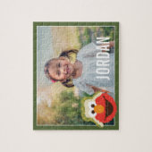 Elmo Bosgezicht | Voeg je naam toe Legpuzzel (Verticaal)