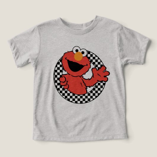 Elmo Checkered van Sesamstraat (Design voorkant)
