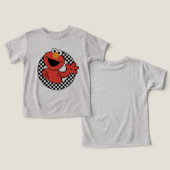 Elmo Checkered van Sesamstraat (Ontwerp Voorkant & Achterkant)