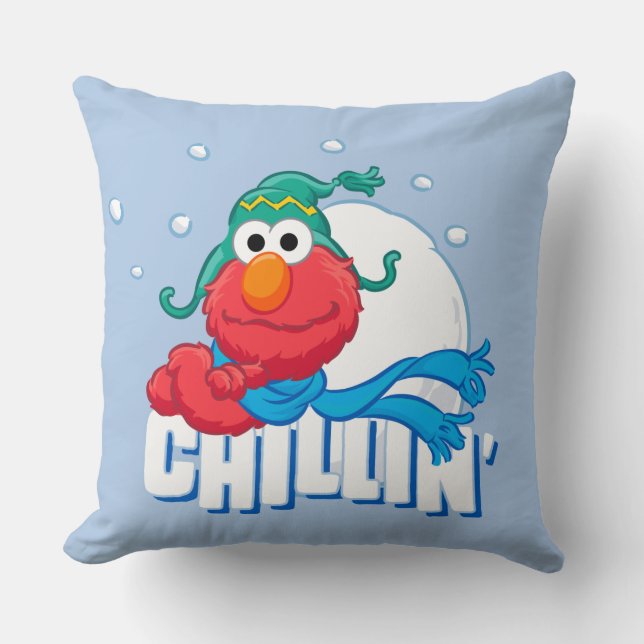 Elmo Chillen Kussen (Voorkant)