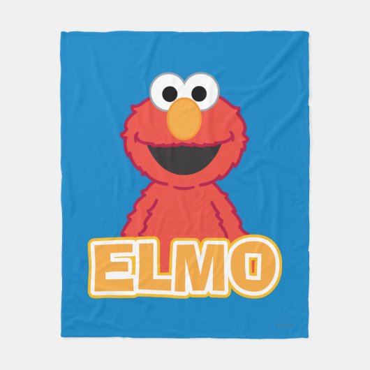 Elmo Classic Style Fleece Deken (Voorkant)