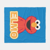 Elmo Classic Style Fleece Deken (Voorkant (Horizontaal))