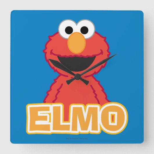 Elmo Classic Style Vierkante Klok (Voorkant)