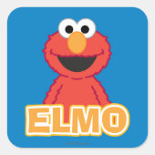 Elmo Classic Style Vierkante Sticker (Voorkant)