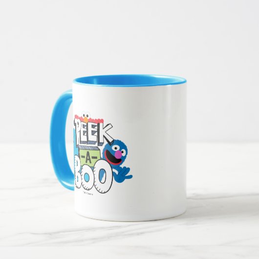 Elmo, Cookie & Grover| Peek-a-Boo Mok (Voorkant links)