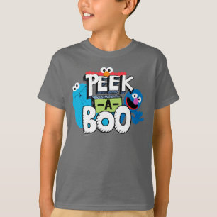 Elmo, Cookie & Grover   Peek-a-Boo T-shirt