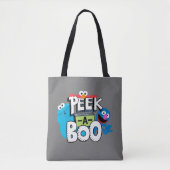 Elmo, Cookie & Grover| Peek-a-Boo Tote Bag (Voorkant)
