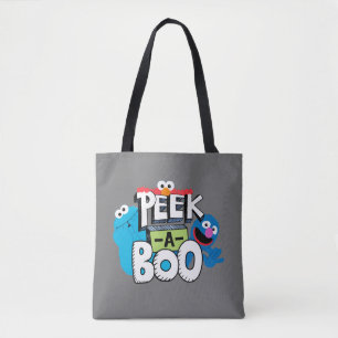Elmo, Cookie & Grover  Peek-a-Boo Tote Bag