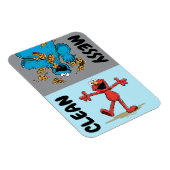 Elmo & Cookie Monster "Schoon of vuil" Vaatwasser Magneet (Rechterzijde)