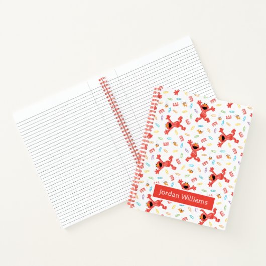 Elmo Crayon Pattern Notitieboek (Binnen)