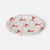 Elmo Crayon Pattern Papieren Bordje (Gekanteld)