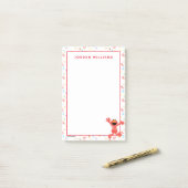 Elmo Crayon Pattern Post-it® Notes (Op bureau)