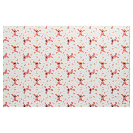Elmo Crayon Pattern Stof (Yard (91,4 cm))