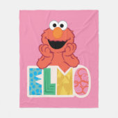 Elmo Cute & Fun Fleece Deken (Voorkant)