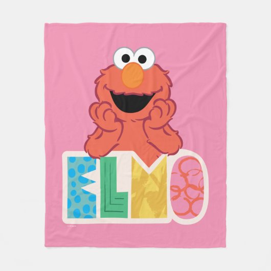 Elmo Cute & Fun Fleece Deken (Voorkant)