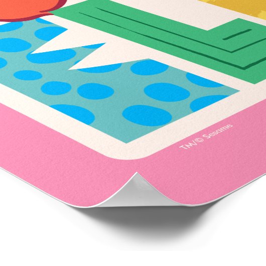 Elmo Cute & Fun Poster (Hoek)