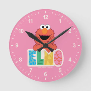 Elmo Cute & Fun Ronde Klok