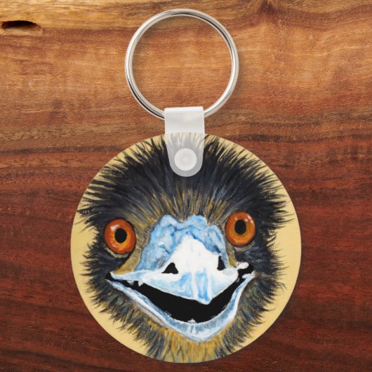 Elmo de Emu Sleutelhanger (Voorkant)