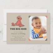 Elmo | De grote eerste verjaardag - Foto Kaart (Voorkant)