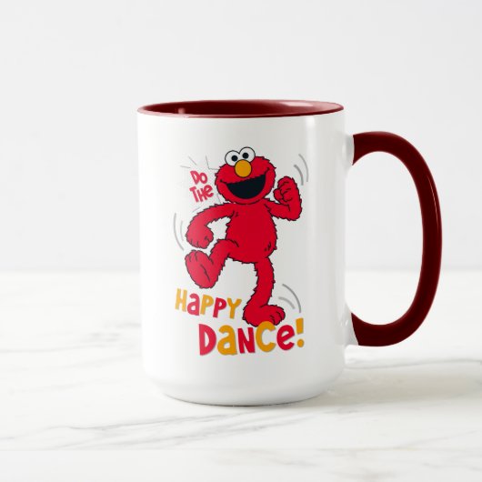 Elmo | Doe de gelukkige dans Mok (Rechts)