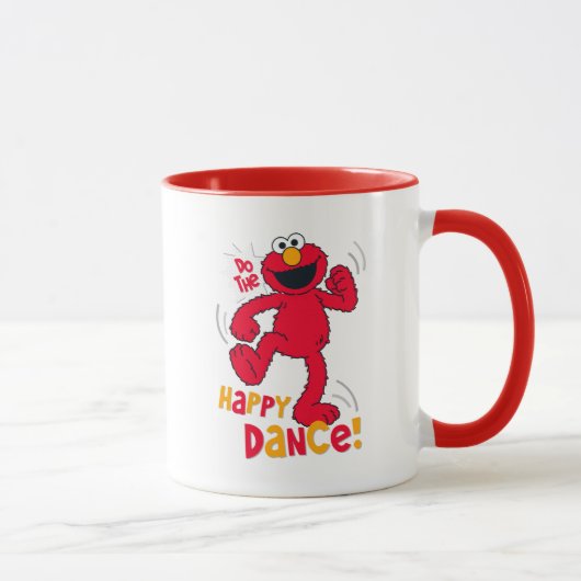 Elmo | Doe de gelukkige dans Mok (Rechts)