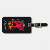 Elmo | Doe de Happy Dance Bagagelabel (Voorkant horizontaal)