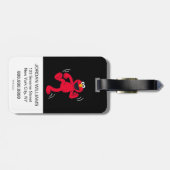 Elmo | Doe de Happy Dance Bagagelabel (Achterkant horizontaal)