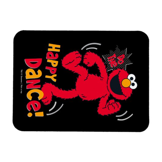 Elmo | Doe de Happy Dance Magneet (Horizontaal)