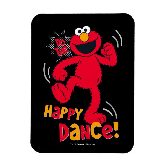 Elmo | Doe de Happy Dance Magneet (Verticaal)