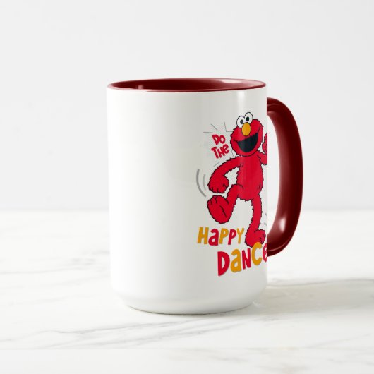 Elmo | Doe de Happy Dance Mok (Voorkant rechts)