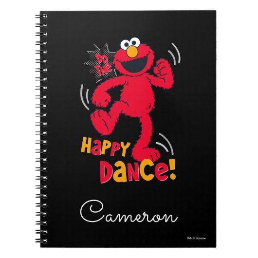 Elmo | Doe de Happy Dance Notitieboek (Voorkant)