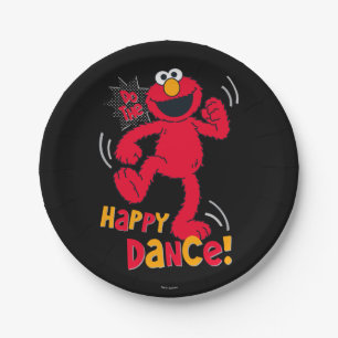 Elmo   Doe de Happy Dance Papieren Bordje