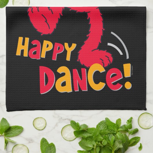 Elmo | Doe de Happy Dance Theedoek (Gevouwen)