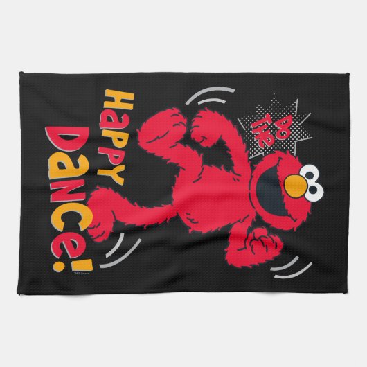 Elmo | Doe de Happy Dance Theedoek (Horizontaal)