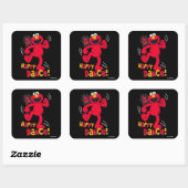 Elmo | Doe de Happy Dance Vierkante Sticker (Vel)