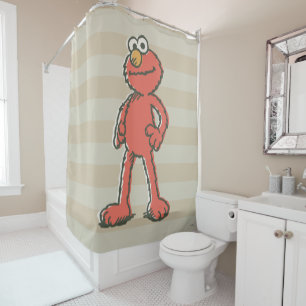 Elmo douchegordijn