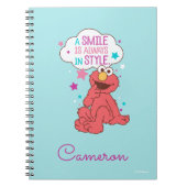Elmo | Een glimlach is altijd in stijl Notitieboek (Voorkant)