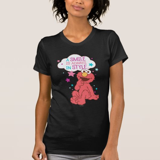 Elmo | Een glimlach is altijd in stijl T-shirt (Voorkant)