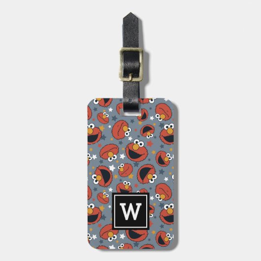 Elmo | Elmo Rules Star Pattern Bagagelabel (Voorkant verticaal)