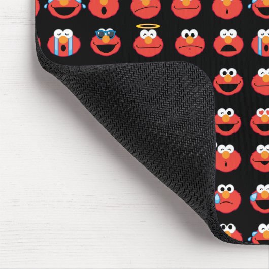 Elmo Emoji Pattern Muismat (Hoek)