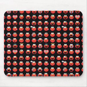 Elmo Emoji Pattern Muismat